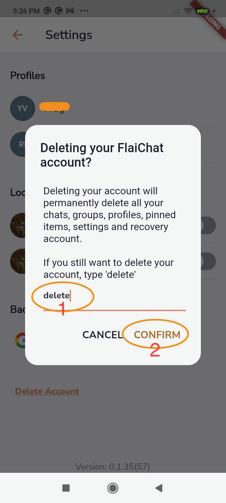 delete